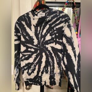 Soulcycle Black and White Spiral Sweater